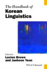 The Handbook of Korean Linguistics - eBook