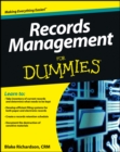 Records Management For Dummies - Book