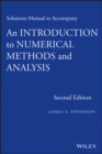 An Introduction to Numerical Methods and Analysis, Solutions Manual - Book