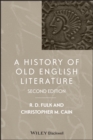 A History of Old English Literature - Book
