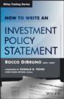 How to Write an Investment Policy Statement - Book