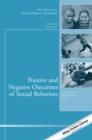 Positive and Negative Outcomes of Sexual Behaviors : New Directions for Child and Adolescent Development, Number 144 - eBook