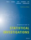 Introduction to Statistical Investigations - Book