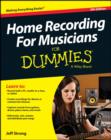Home Recording for Musicians for Dummies : 5th Edition - Book