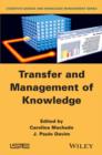 Transfer and Management of Knowledge - eBook
