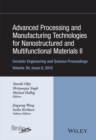 Advanced Processing and Manufacturing Technologies for Nanostructured and Multifunctional Materials II, Volume 36, Issue 6 - eBook