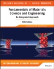 Fundamentals of Materials Science and Engineering : An Integrated Approach - Book