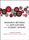 Research Methods and Applications for Student Affairs - Book