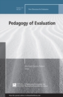 Pedagogy of Evaluation : New Directions for Evaluation, Number 155 - Book
