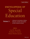 Encyclopedia of Special Education, Volume 3 : A Reference for the Education of Children, Adolescents, and Adults Disabilities and Other Exceptional Individuals - eBook