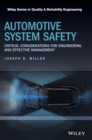 Automotive System Safety : Critical Considerations for Engineering and Effective Management - Book