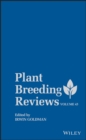 Plant Breeding Reviews, Volume 43 - Book