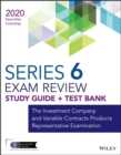 Wiley Series 6 Securities Licensing Exam Review 2020 + Test Bank : The Investment Company and Variable Contracts Products Representative Examination - Book