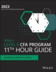 Wiley's Level II CFA Program 11th Hour Final Review Study Guide 2023 - Book