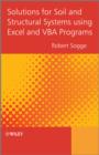 Solutions for Soil and Structural Systems using Excel and VBA Programs - Book