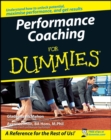 Performance Coaching For Dummies - eBook