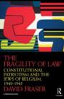 The Fragility of Law : Constitutional Patriotism and the Jews of Belgium, 1940–1945 - eBook