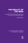 The Reality of the Mind : St Augustine's Philosophical Arguments for the Human Soul as a Spiritual Substance - eBook