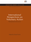 International Perspectives on Voluntary Action : Reshaping the Third Sector - eBook