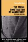 The Social Construction of Management - eBook