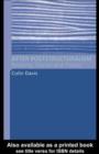 After Poststructuralism : Reading, Stories, Theory - eBook