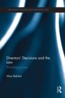 Directors’ Decisions and the Law : Promoting Success - eBook