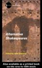 Alternative Shakespeares - eBook