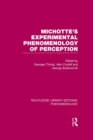 Michotte's Experimental Phenomenology of Perception - eBook