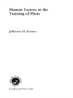 Human Factors in the Training of Pilots - eBook