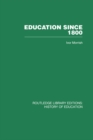Education Since 1800 - eBook