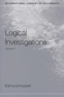Logical Investigations Volume 1 - eBook