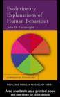 Evolutionary Explanations of Human Behaviour - eBook