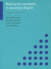 Meeting the Standards in Secondary English : A Guide to the ITT NC - eBook