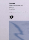 Finance : A Characteristics Approach - eBook