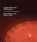 Linguistics for Clinicians : A Practical Introduction - eBook