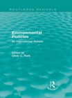 Environmental Policies (Routledge Revivals) : An International Review - eBook