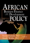 African Development Finance and Business Finance Policy - eBook