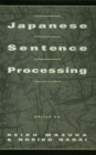 Japanese Sentence Processing - eBook