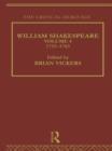 William Shakespeare : The Critical Heritage Volume 4 1753-1765 - eBook