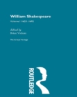 William Shakespeare : The Critical Heritage Volume 1 1623-1692 - eBook