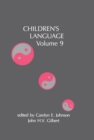 Children's Language : Volume 9 - eBook