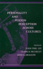 Personality and Person Perception Across Cultures - eBook