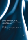 Critical Perspectives on the Security and Protection of Human Rights Defenders - eBook
