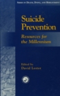 Suicide Prevention : Resources for the Millennium - eBook