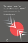 Transaction Cost Economics and Beyond : Toward a New Economics of the Firm - eBook