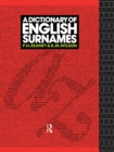 A Dictionary of English Surnames - eBook