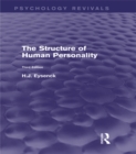 The Structure of Human Personality (Psychology Revivals) - eBook
