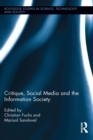 Critique, Social Media and the Information Society - eBook
