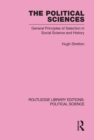 The Political Sciences : General Principles of Selection in Social Science and History - eBook