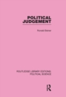 Political Judgement (Routledge Library Editions: Political Science Volume 20) - eBook